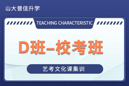 山東藝術生文化課輔導